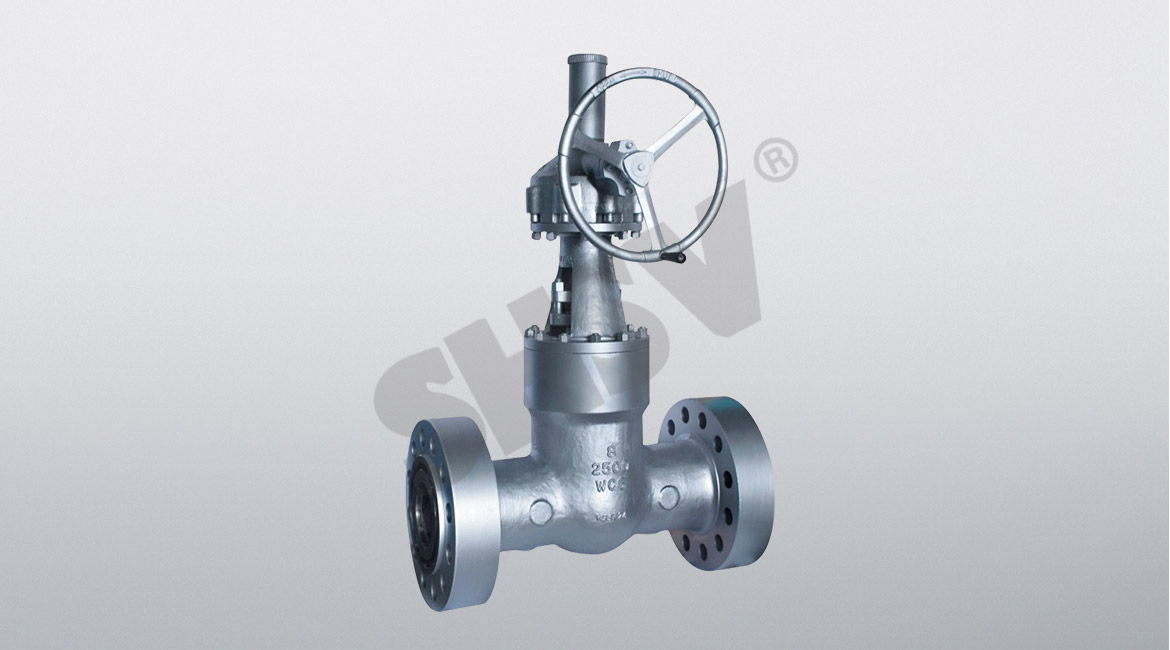 High pressure gate valve