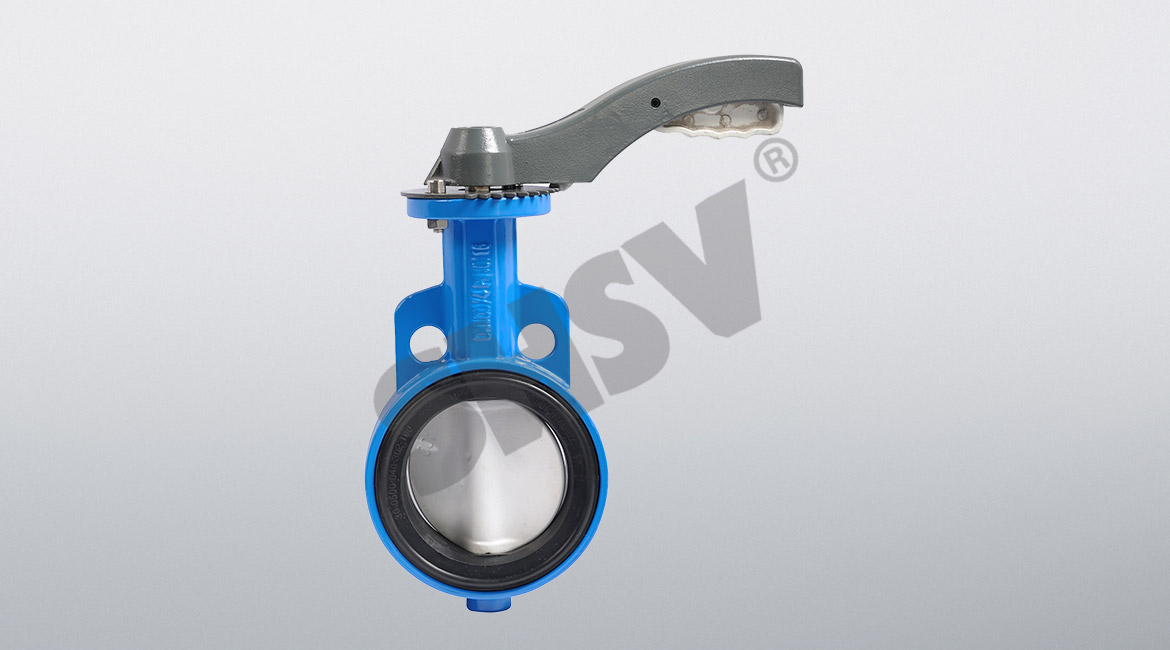 Aluminum pinless handle butterfly valve