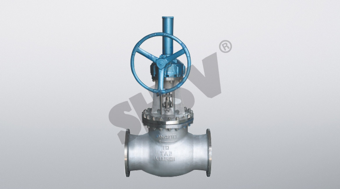 Titanium globe valve