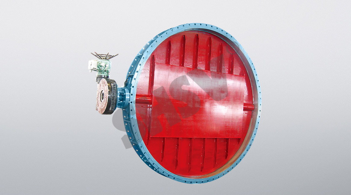 Electric ventilation butterfly valve