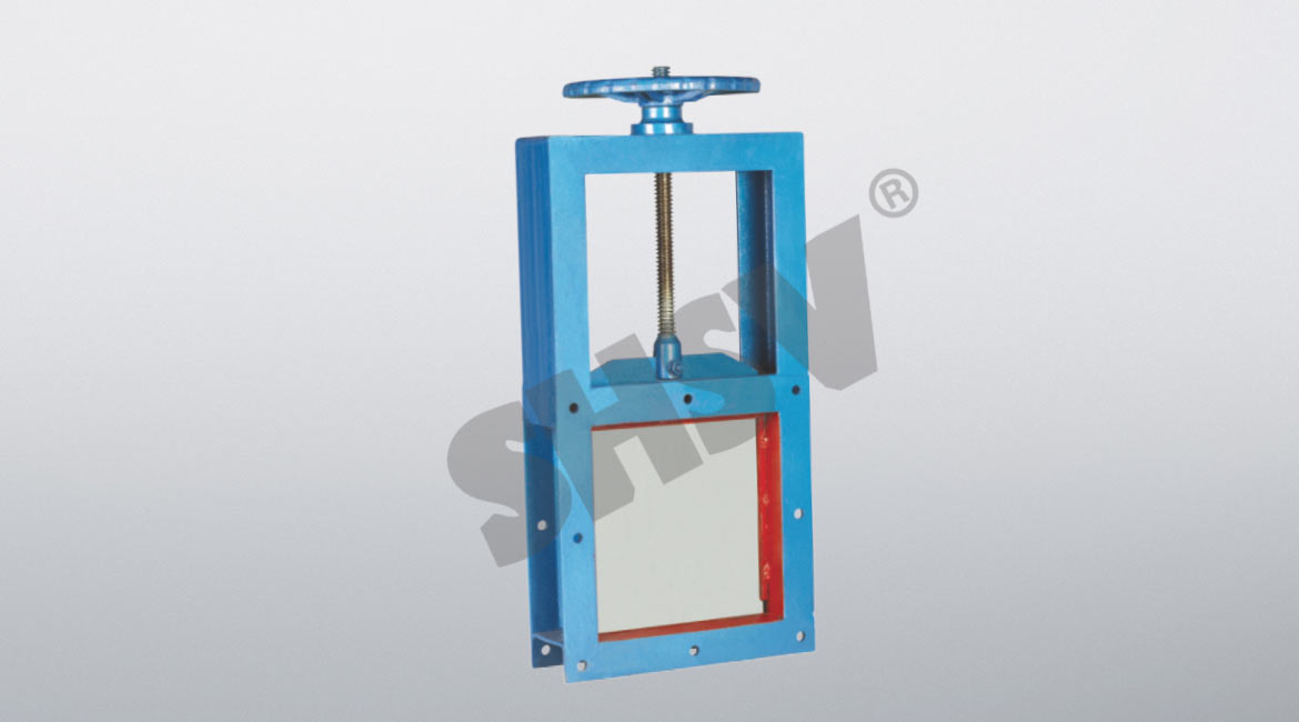 Manual screw gate