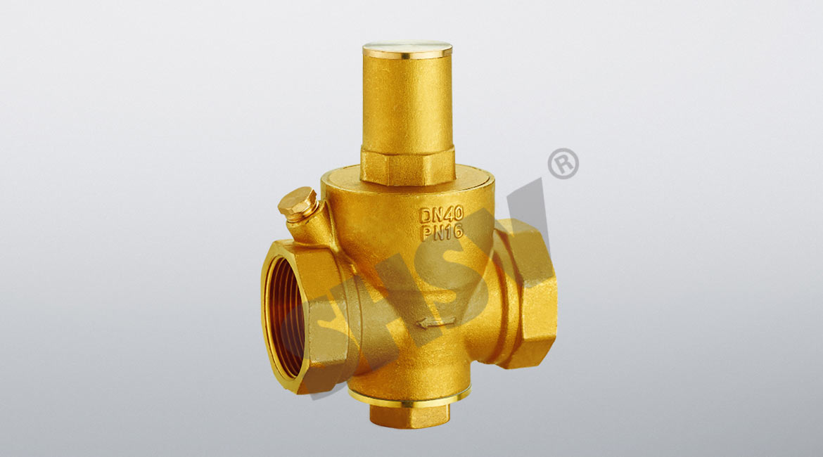 Brass piston pressure reducing valve