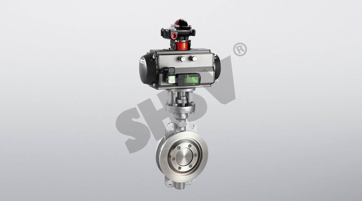 Pneumatic sealing butterfly valve