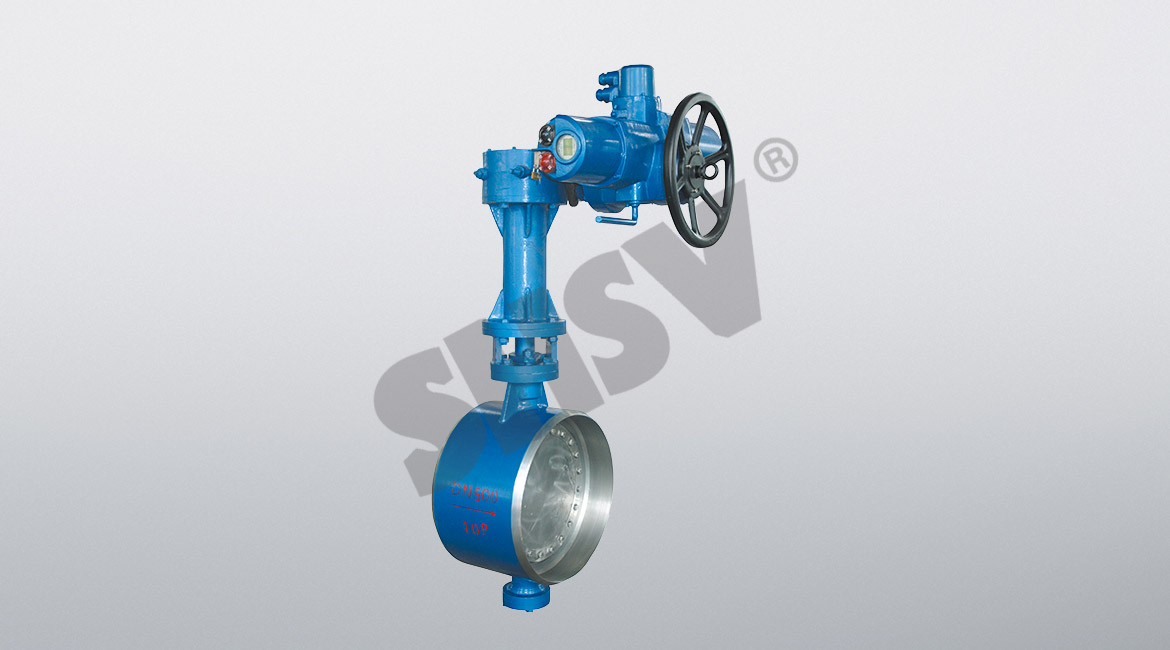 Butt welded hard seal butterfly valve