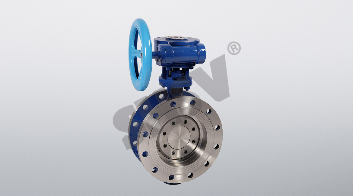 Flanged multi-layer metal seal butterfly valve