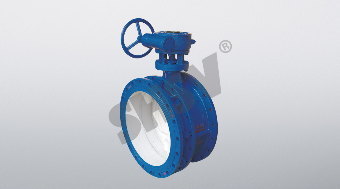 Flange telescopic butterfly valve