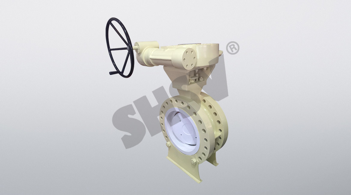 High temperature and pressure hard sealing butterfly valve 
